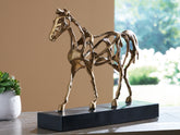 Warmstead Furniture - Ashley Furniture - Grainville Sculpture - Sculpture / Antique Gold Finish - A2000774